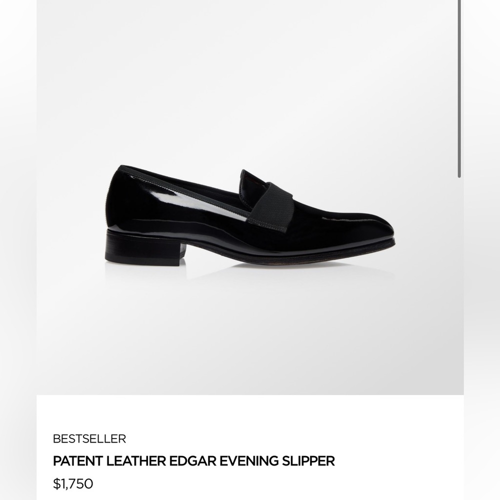 Tom Ford Patent Loafer Evening Slipper